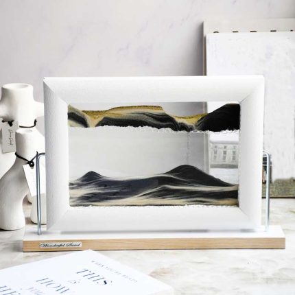 تابلو شنی مستطیل سفید پایه دار