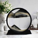 تابلو شنی واندرفول سند طرح دایره قاب مشکی قابلیت انتخاب رنگ مایع تابلو - Image 3