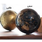 کره زیمن چرخان طلایی و مسی