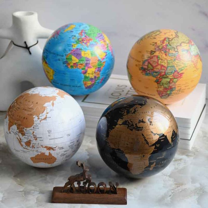 کره جغرافیایی چرخان در انواع طرح