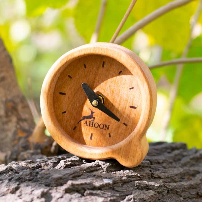 ساعت رومیزی چوبی آهون