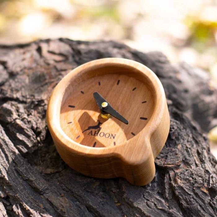 ساعت رومیزی چوبی آهون