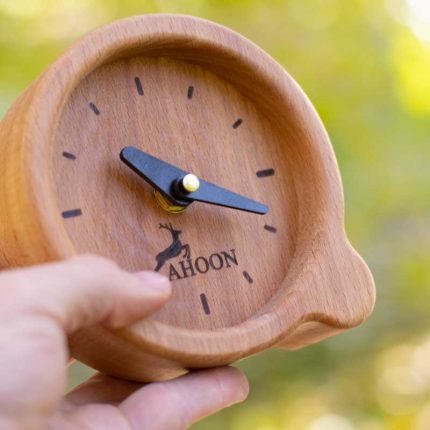 ساعت رومیزی چوبی