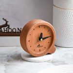 ساعت رومیزی چوبی