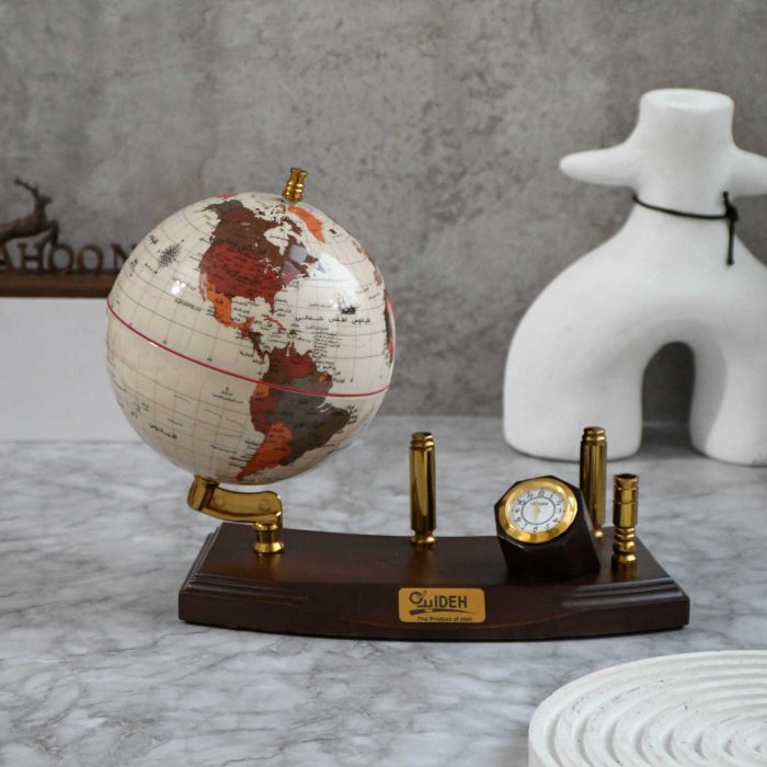 کره جغرافیایی ایده رنگ کرم