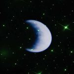 تصویر ماه ایجاد شده توسط پروژکتور کهکشانی