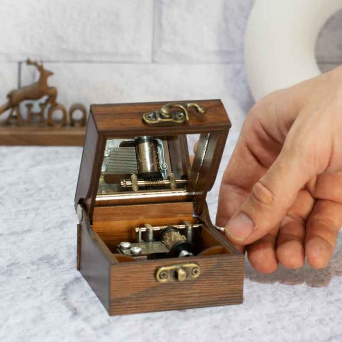 جعبه موزیکال چوبی