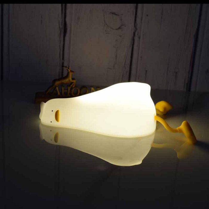 چراغ خواب سیلیکونی اردک خوابالو