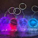 خرید جاکلیدی کریستالی شفاف