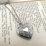 گردنبند قلب استیل لاکت