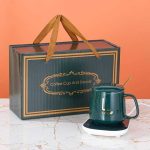 ماگ سرامیکی گرم کن دار با پایه