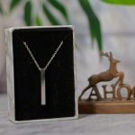 گردنبند مکعب عشق استیل