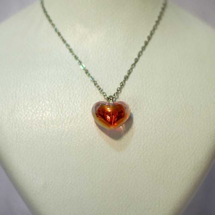 گردنبند قلب قرمز