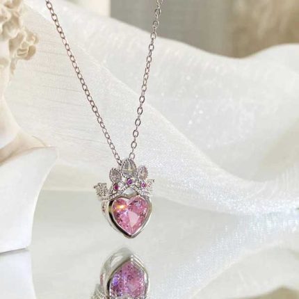 گردنبند راپونزل صورتی