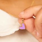گردنبند قلب شکیل ظریف