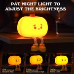 چراغ خواب سیلیکونی کدو نارنجی