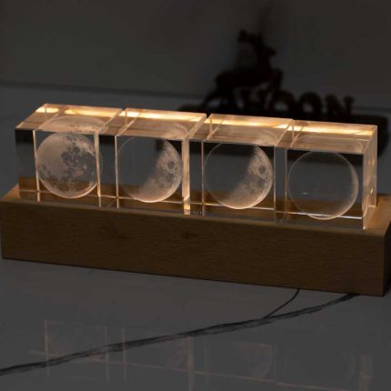 چراغ خواب ماه کریستالی