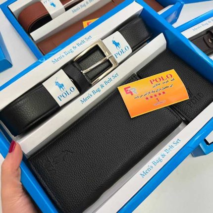 ست چرم مشکی