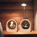 چراغ خواب کریستالی گوزن