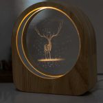 چراغ خواب کریستالی گوزن