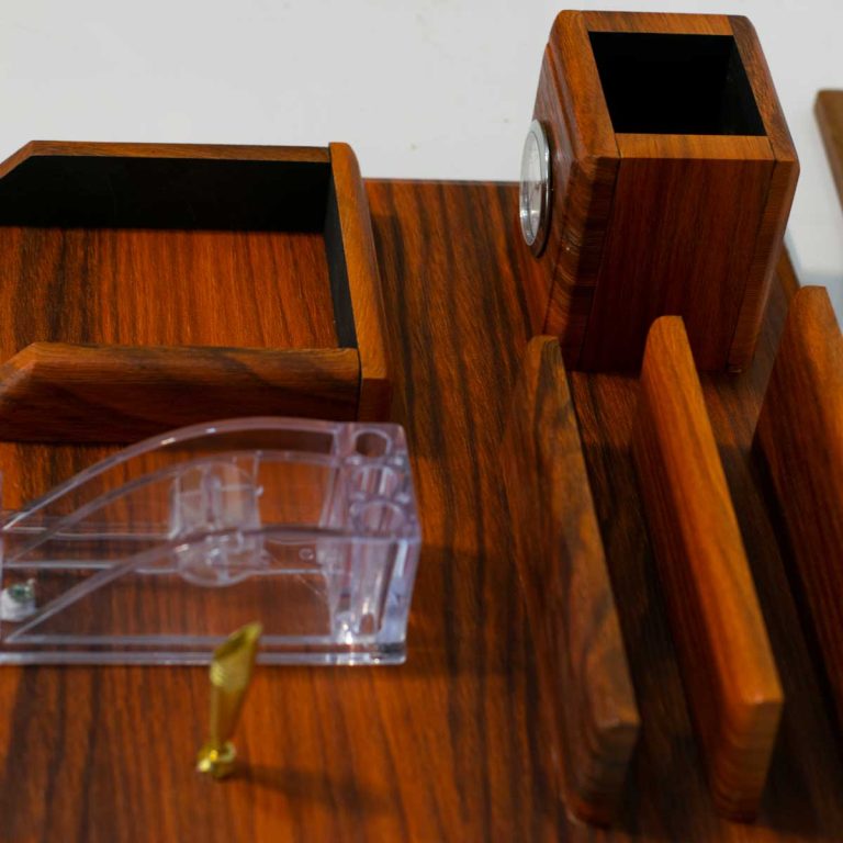 ست اداری رومیزی چوبی