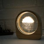 چراغ خواب کریستالی ابر و باران