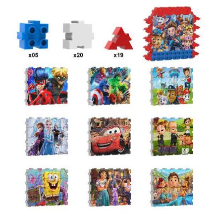 کیت ساختنی پازل سه بعدی