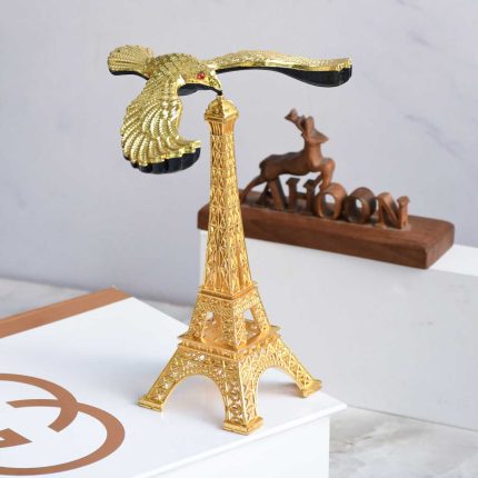 ماکت برج فلزی ایفل طلایی با عقاب