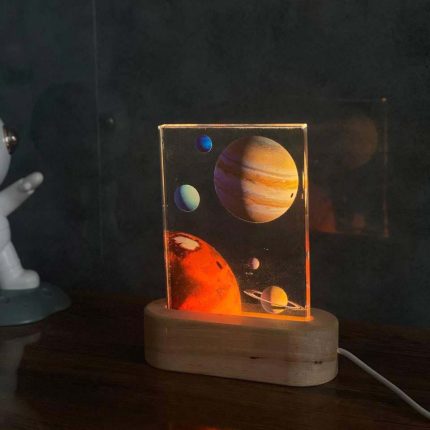 چراغ خواب کریستالی مستطیلی