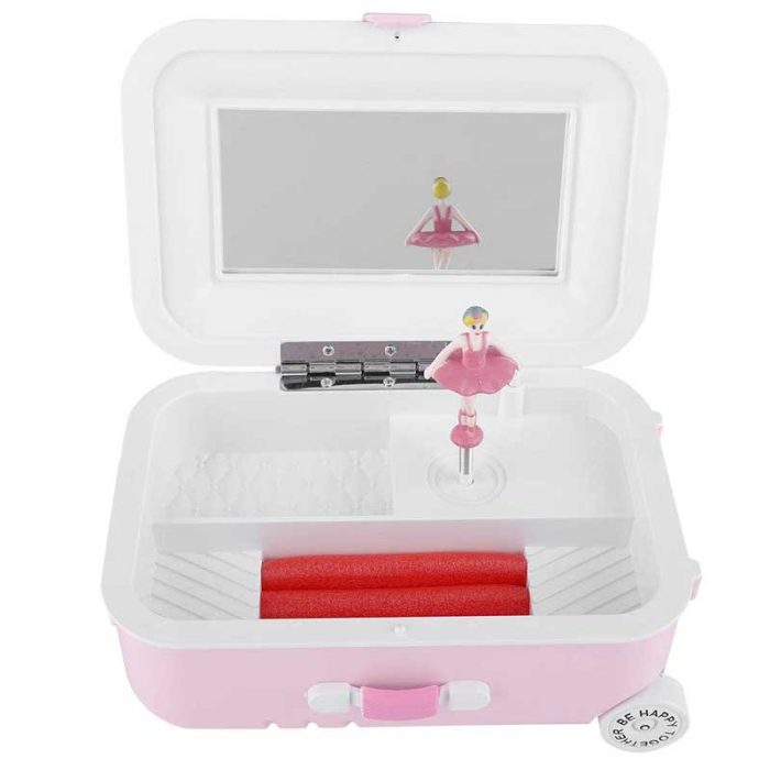 جعبه جواهرات موزیکال صورتی