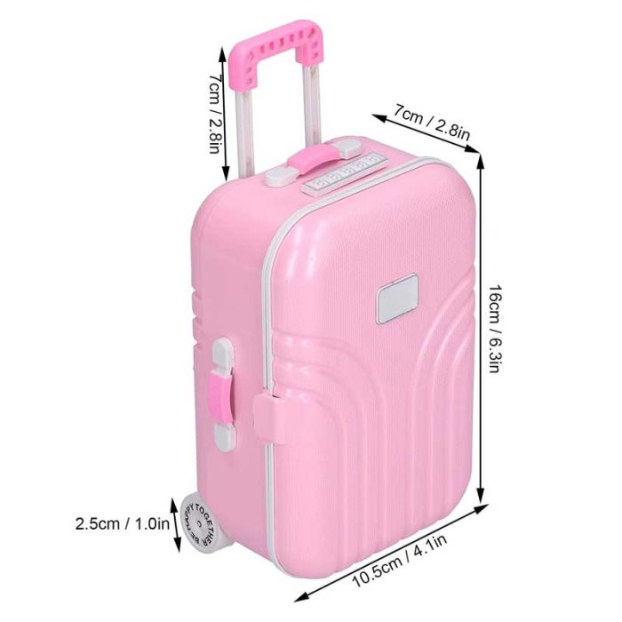 ابعاد جعبه موزیکال صورتی