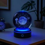 چراغخواب دکوری گوی کریستالی چراغدار