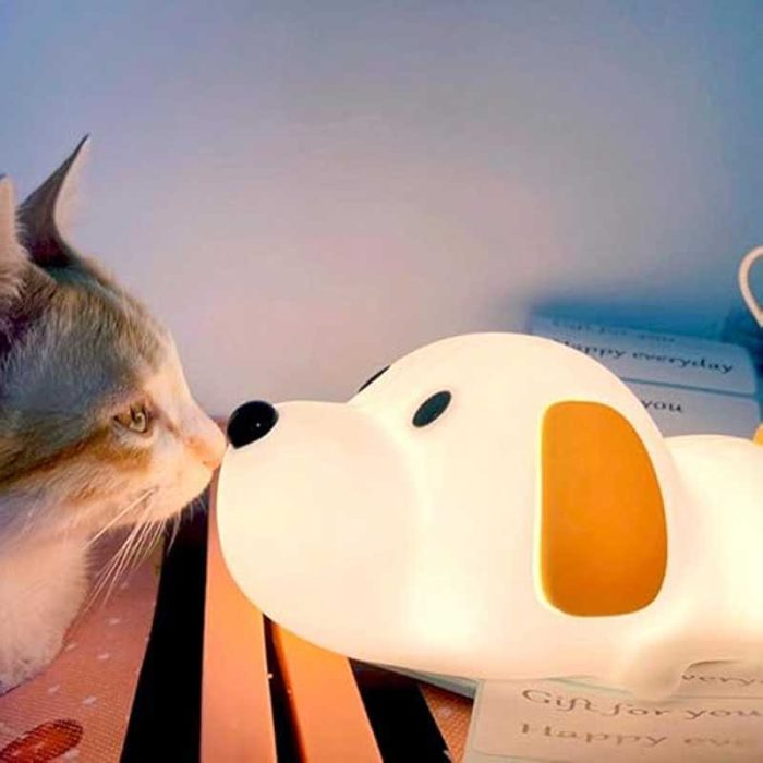 چراغ خواب سیلیکونی طرح سگ