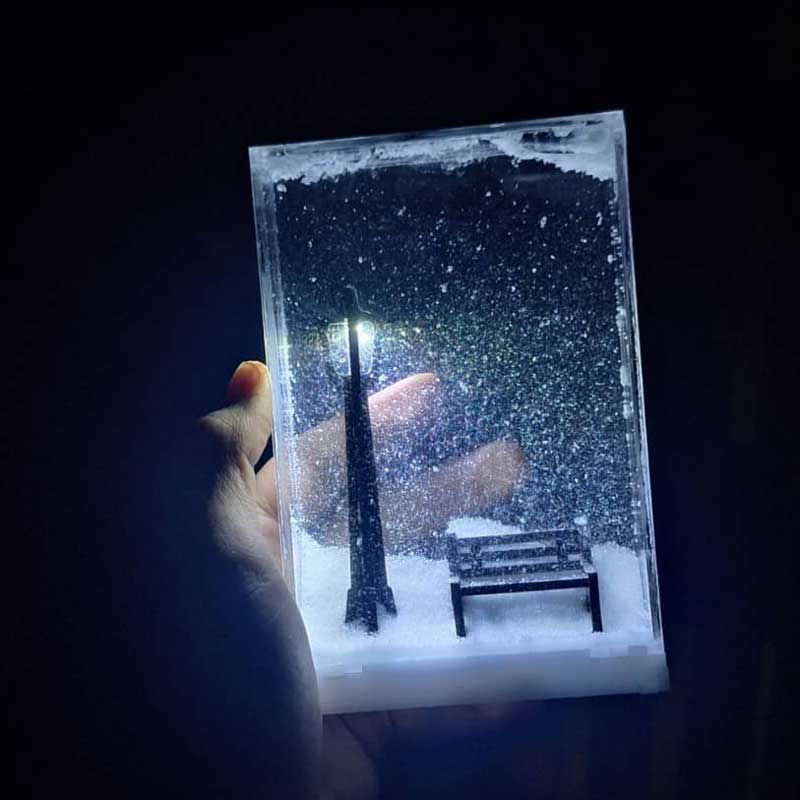 چراغ خواب برفی تیر برق و نیمت