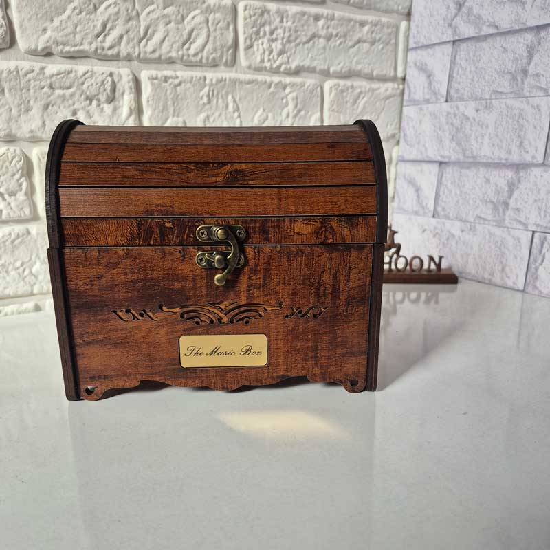 صندوق موزیکال چوبی