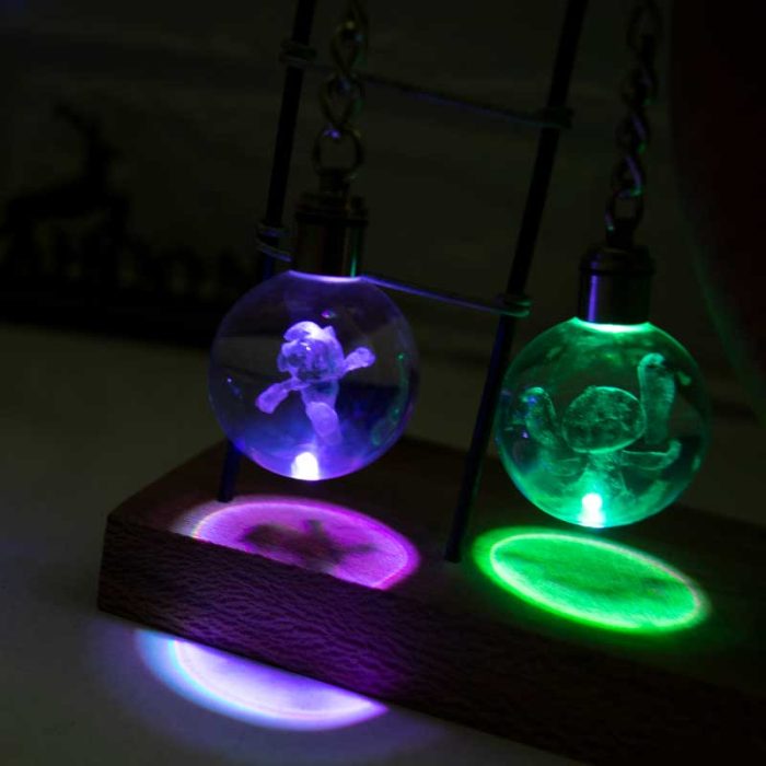 جاسوییچی طرح گوی کریستالی چراغدار - Image 6