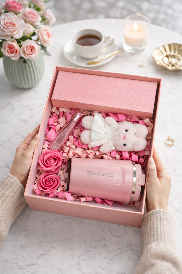 پک هدیه دخترانه صورتی