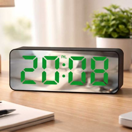 ساعت دیجیتال رومیزی آینه‌ای