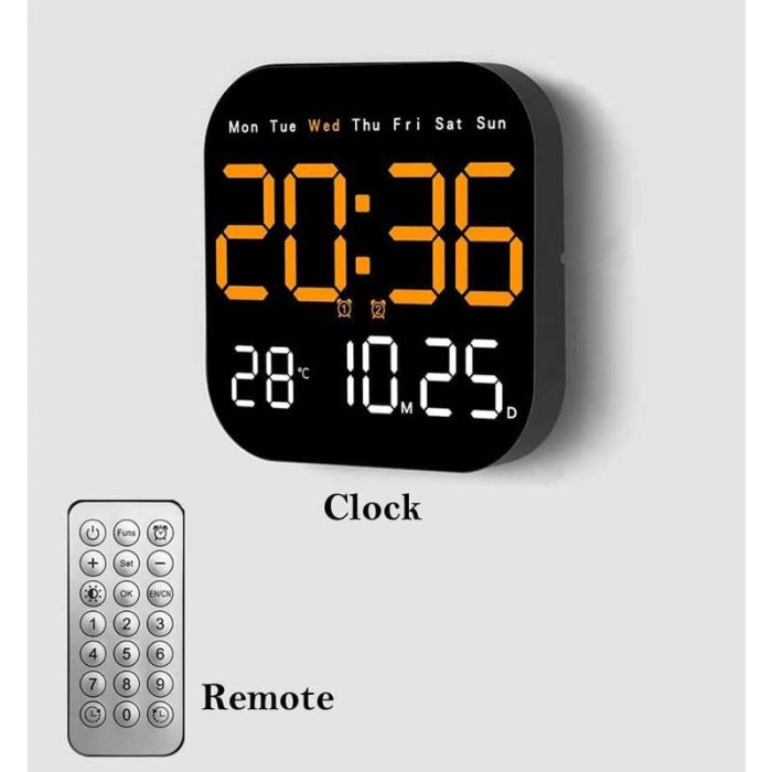 ساعت دیواری با ریموت کنترل