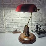 چراغ مطالعه بنکر چوب و فلز لوکس