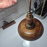 چراغ مطالعه بنکر چوب و فلز