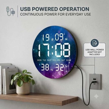 ساعت دیواری دیجیتالی مدل JG1003